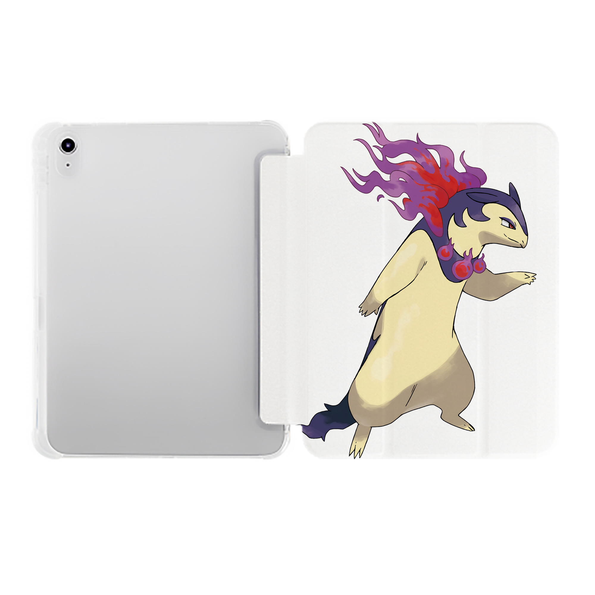（画像用） ポケットモンスター Pokémon IPad ケース ペン収納付き 三つ折りスタンド PUレザー×シリコン 対応機種9.5/10.5/10.9インチ